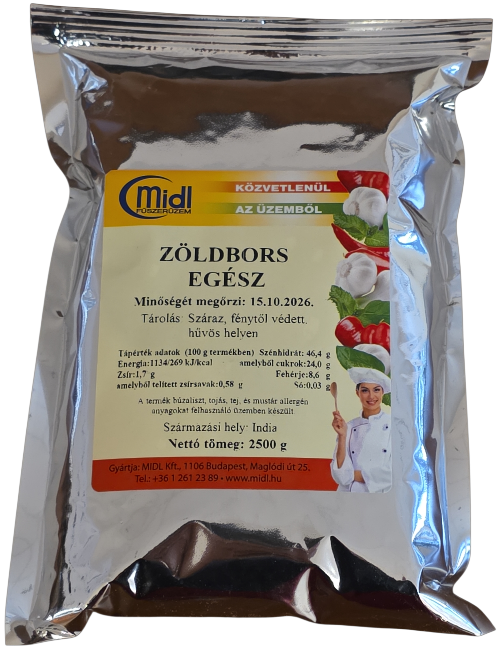 Zöldbors egész 250 g MIDL