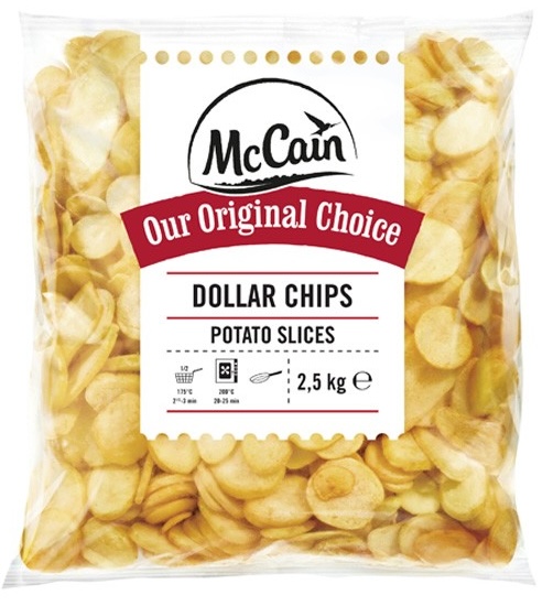 Burgonya chips 2,5 kg McCAIN mirelit
