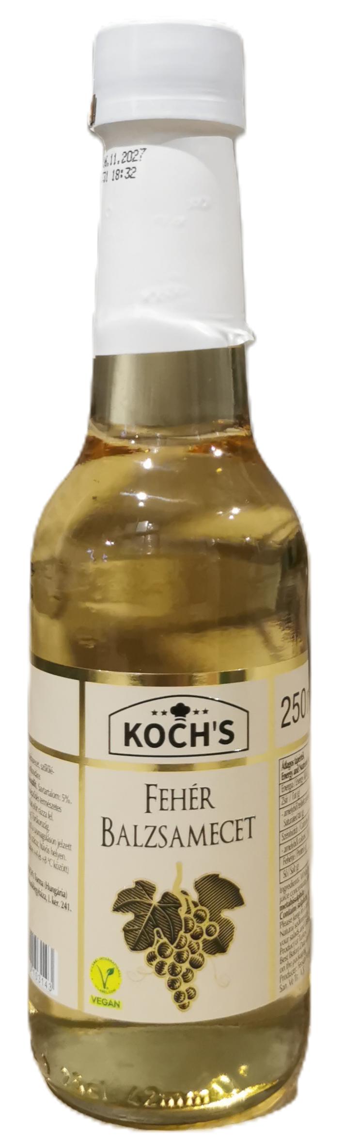 Balzsamecet fehér 250 ml KOCHS