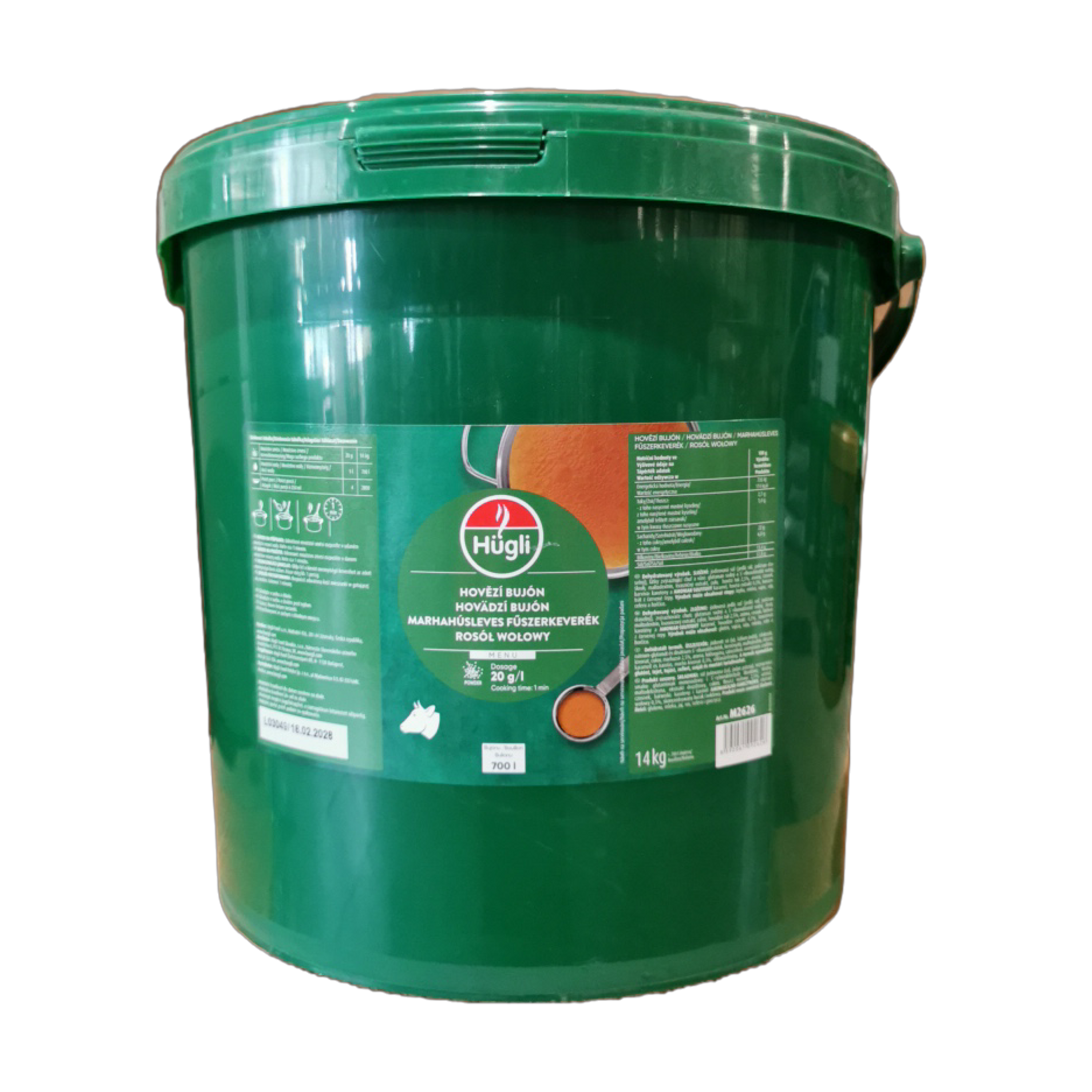 Marhahúsleves alap 14 kg HÜGLI
