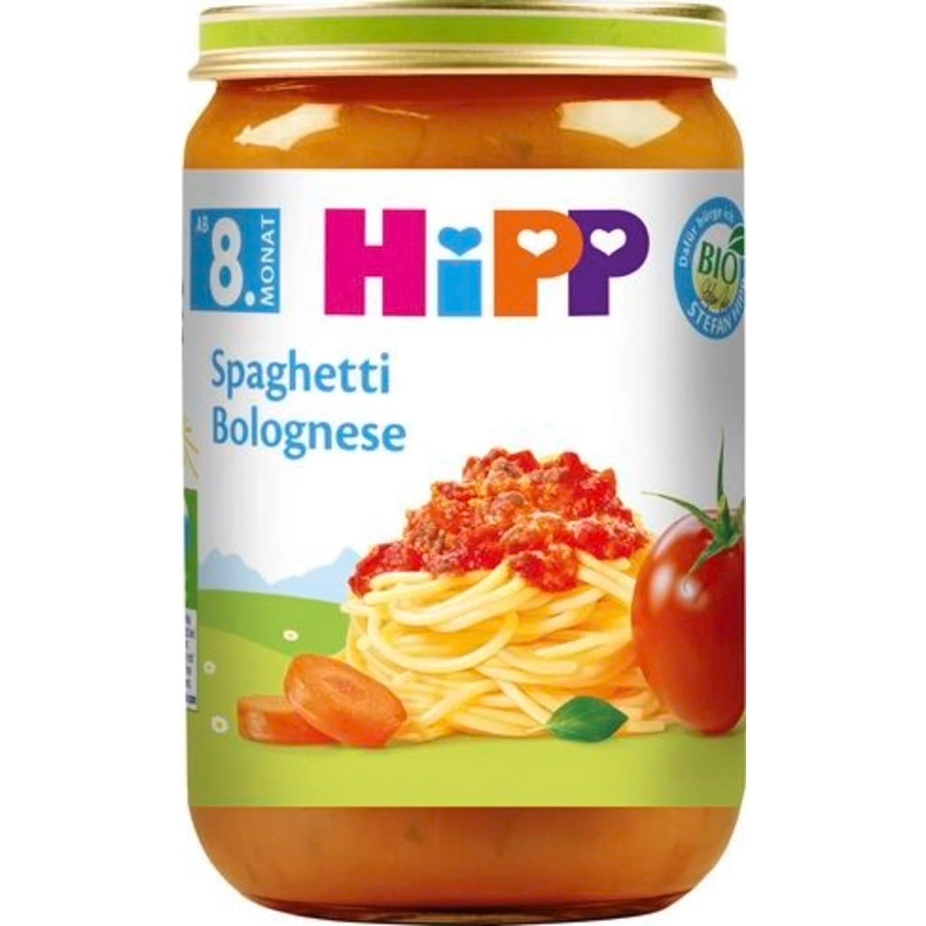 Bébiétel bolognai spagetti 220 g (8hó) HIPP/KREL