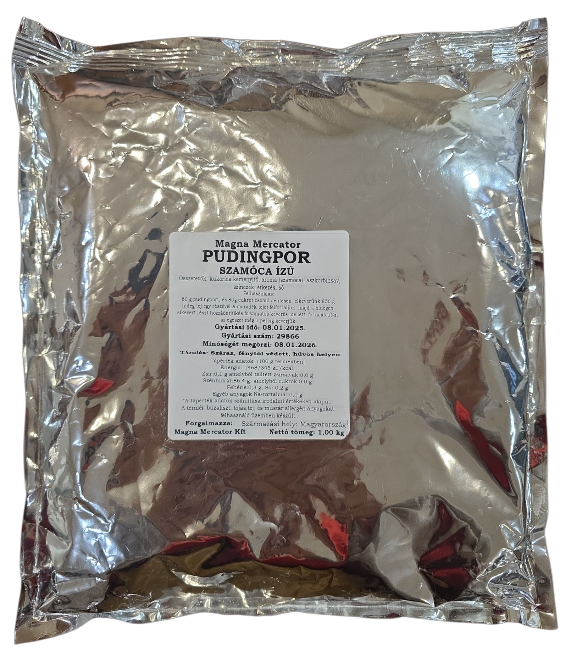 Magna Főző pudingpor szamóca 1 kg