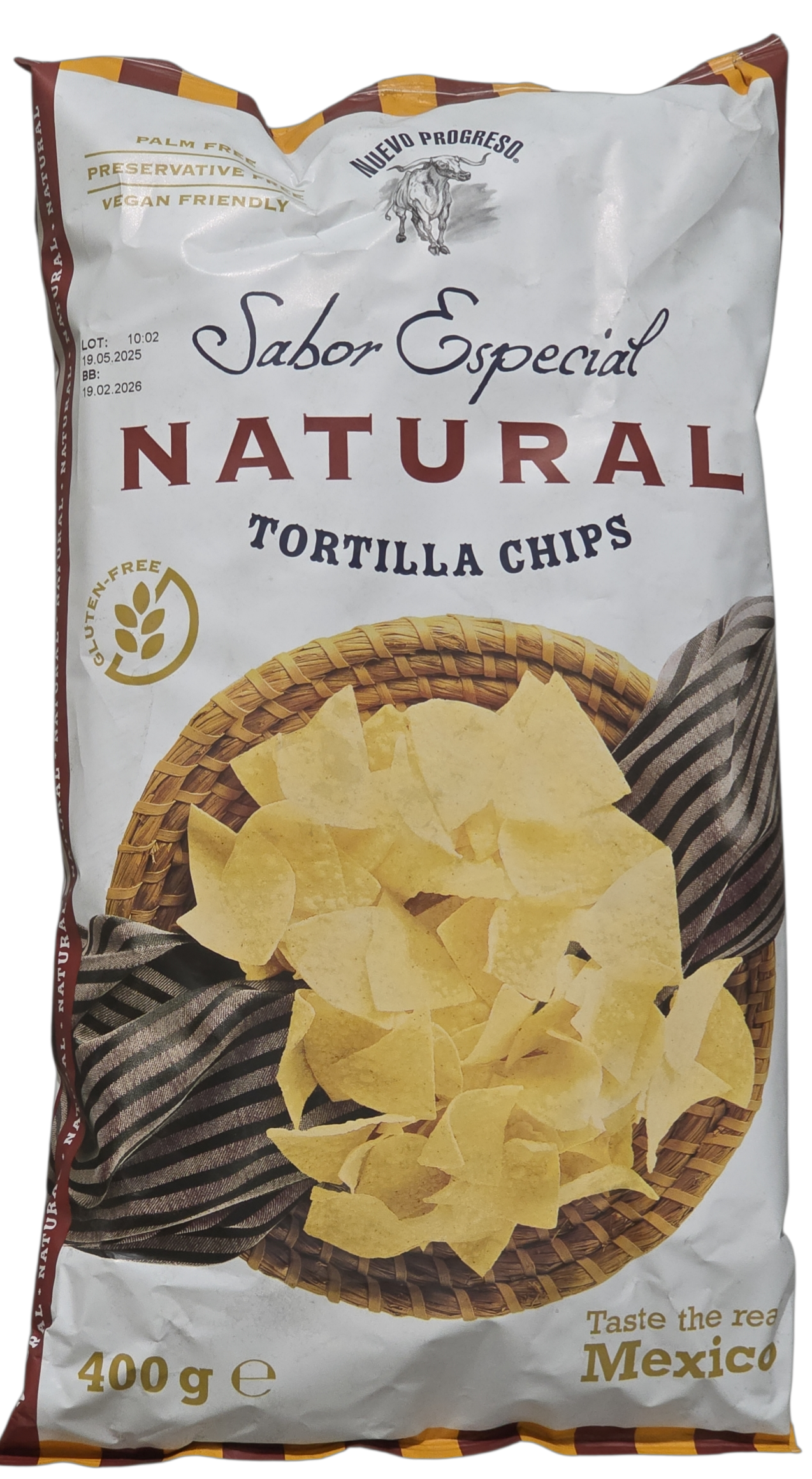 Tortilla chips restaurant style vegán 400 g
