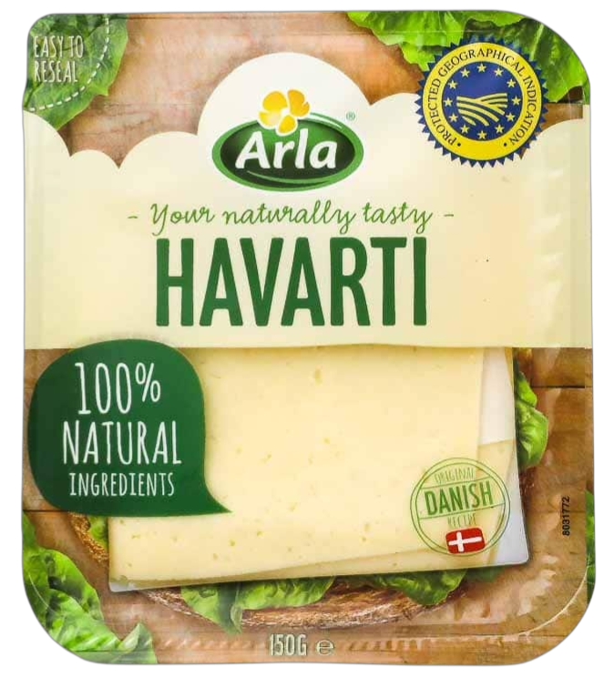Arla szeletelt havarti sajt 150 g