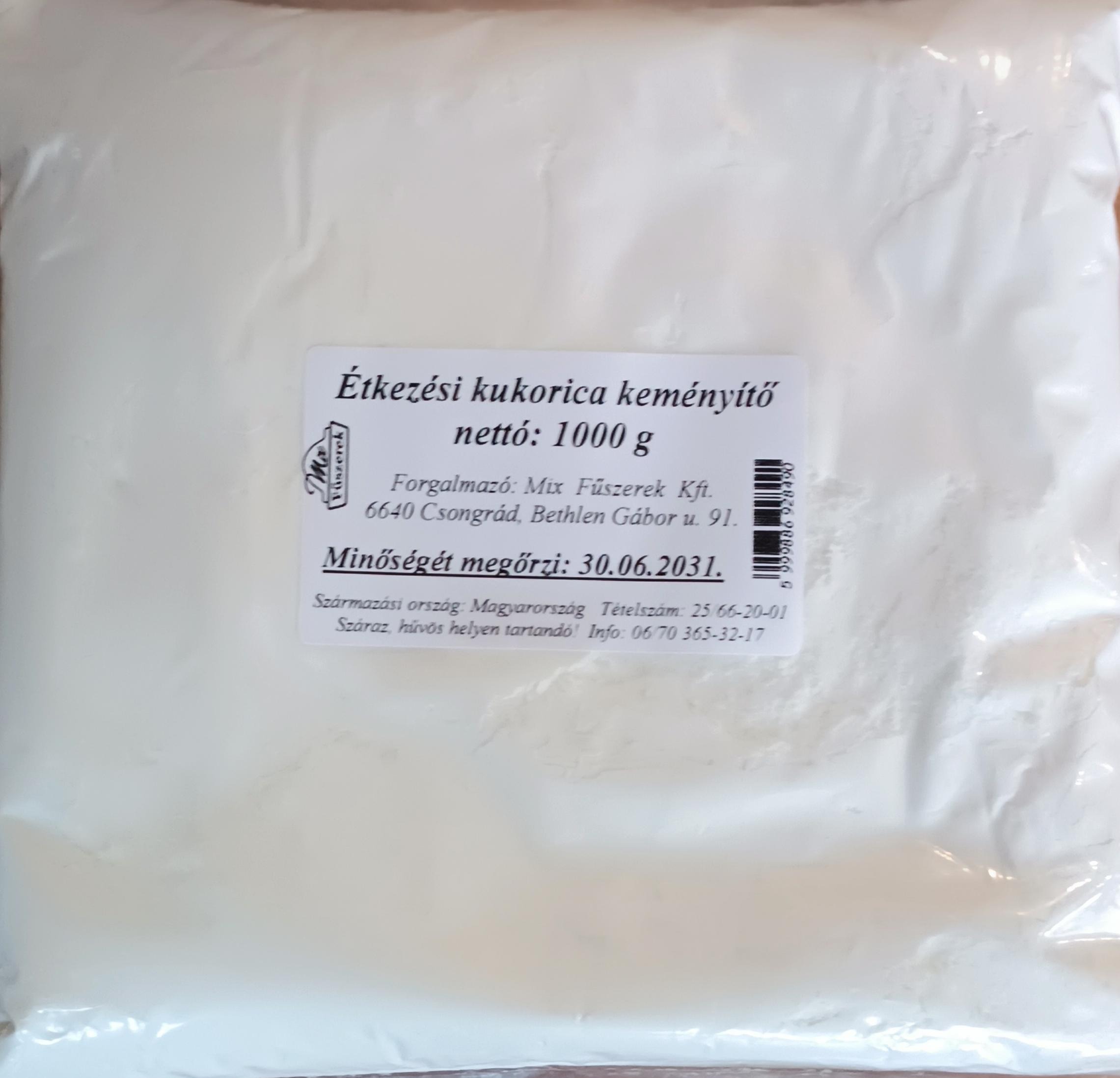 Kukoricakeményítő (étkezési keményítő) 1 kg