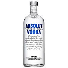V Absolut Blue Vodka 40% 1 l
