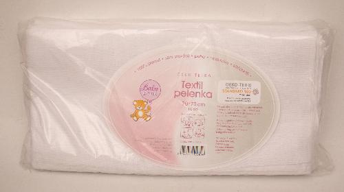 Pelenka textil fehér (10 db/#)