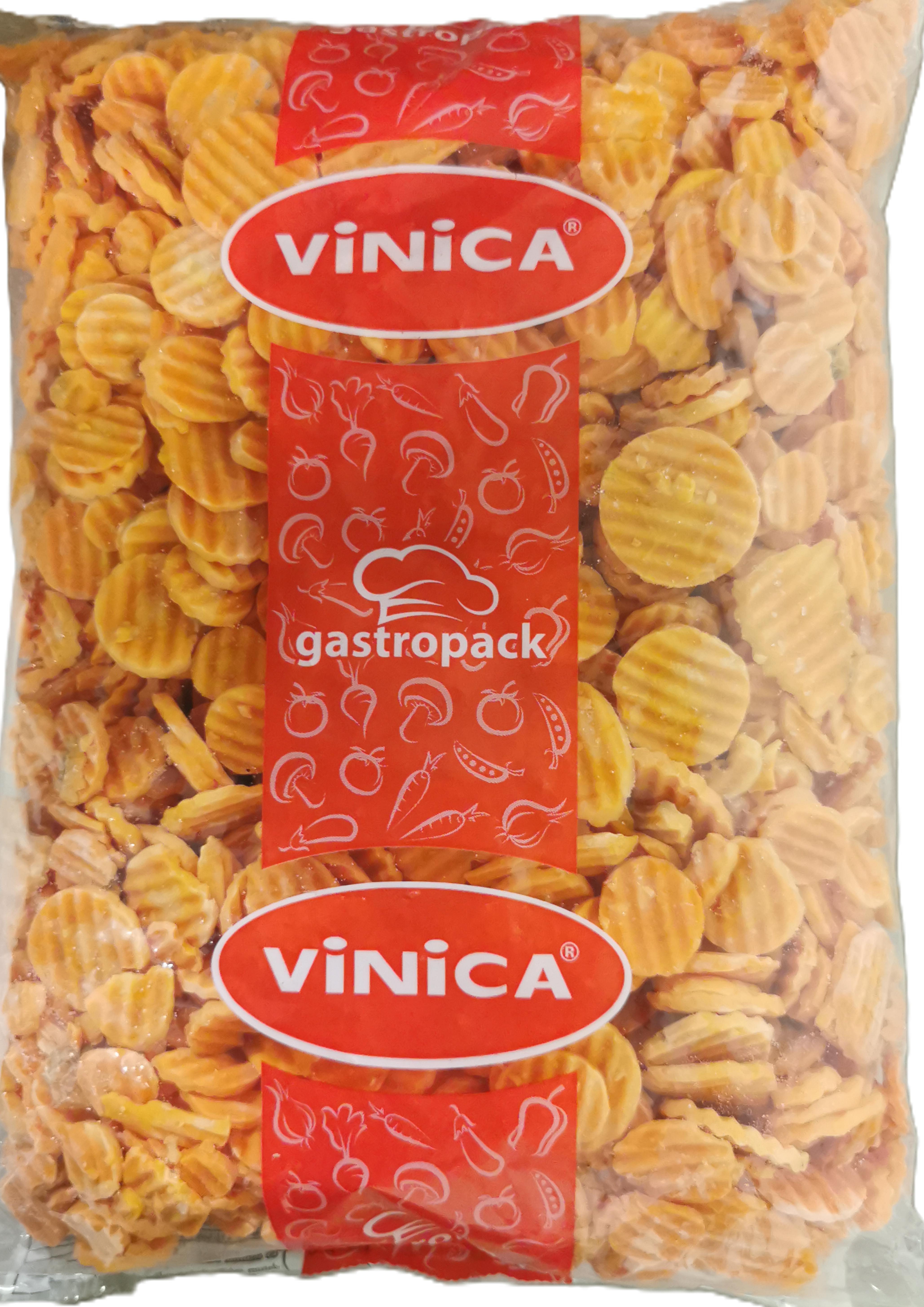 Sárgarépa korong hullámos 2,5 kg mirelit