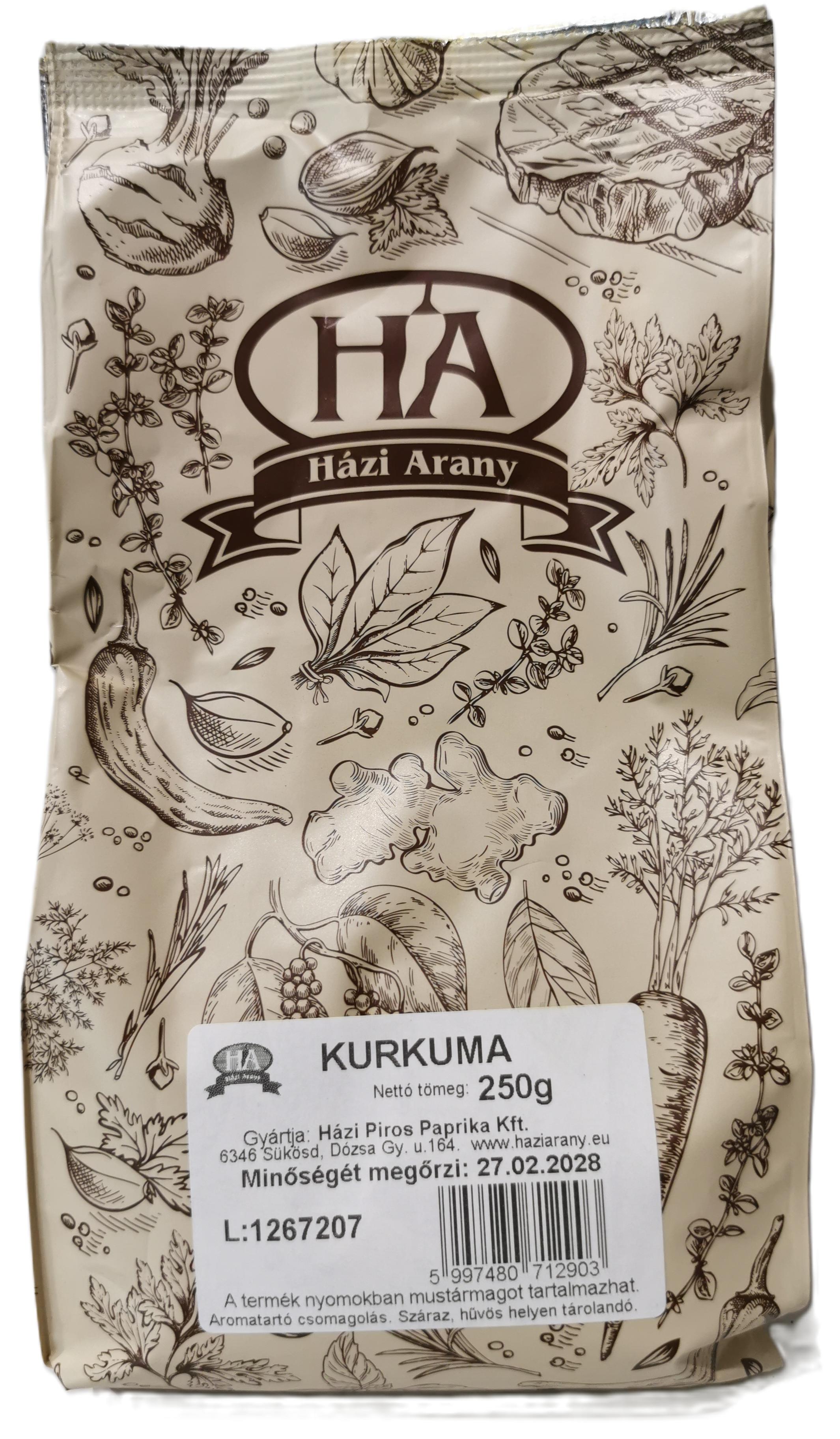 Kurkuma őrölt 250 g H.A.