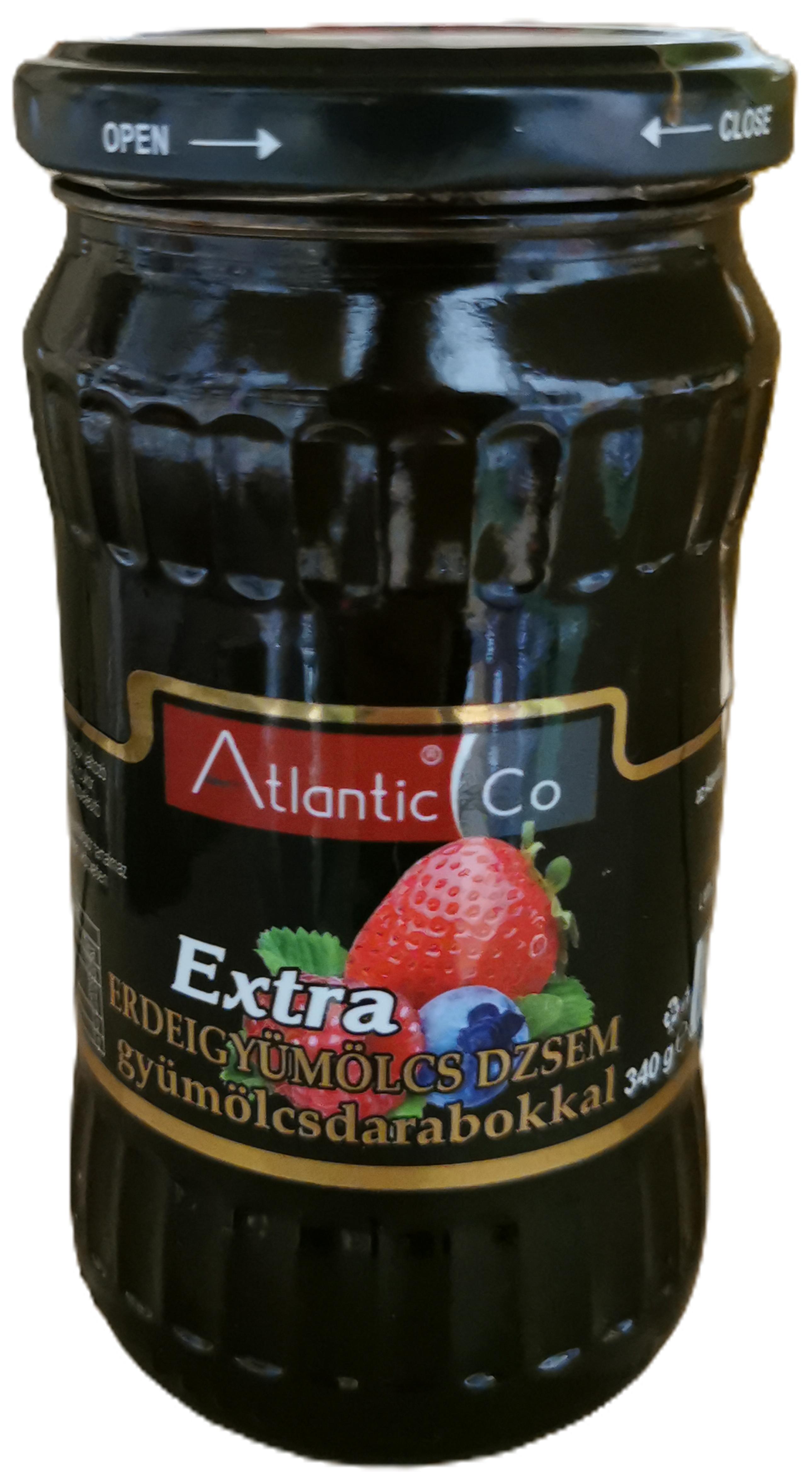 Atlantic-Co jam extra Erdei gyümölcsös 60% 340 g
