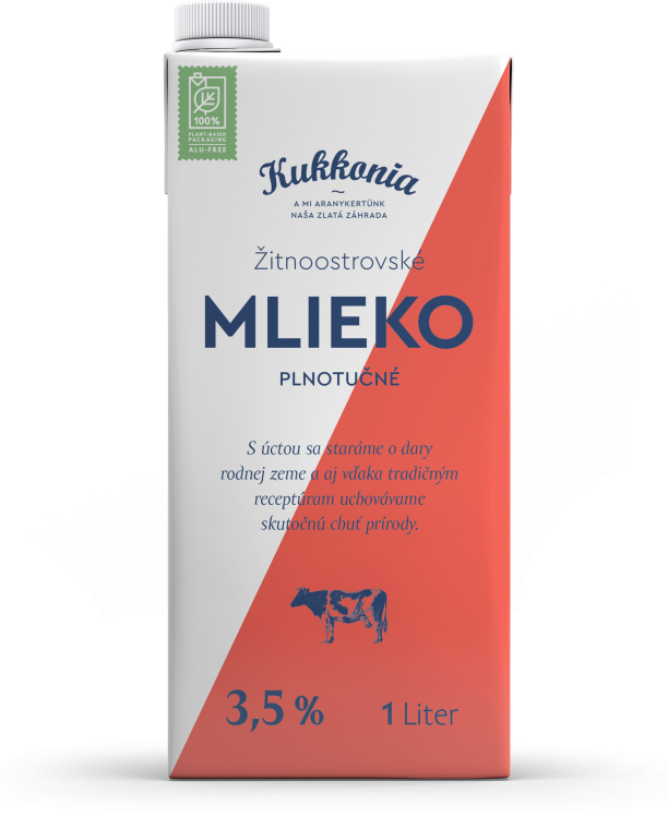 UHT Tej 3,5 % import 1 l kupakos (12 db/#) KUKKONIA