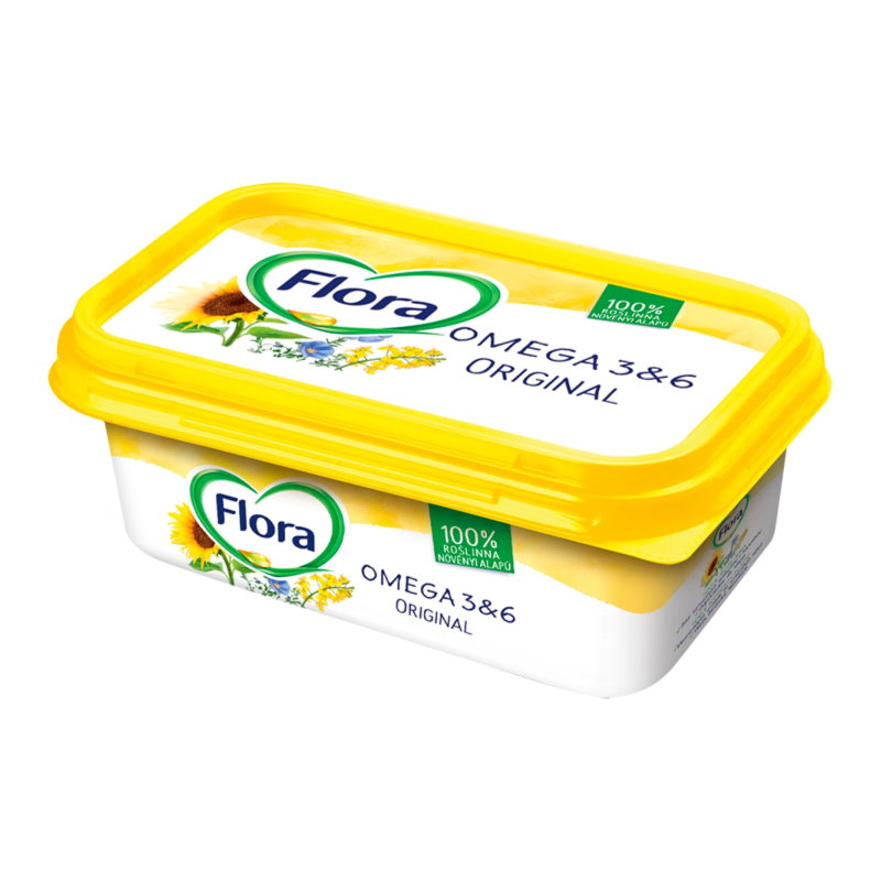 Flora margarin csészés 225 g (16 db/#)