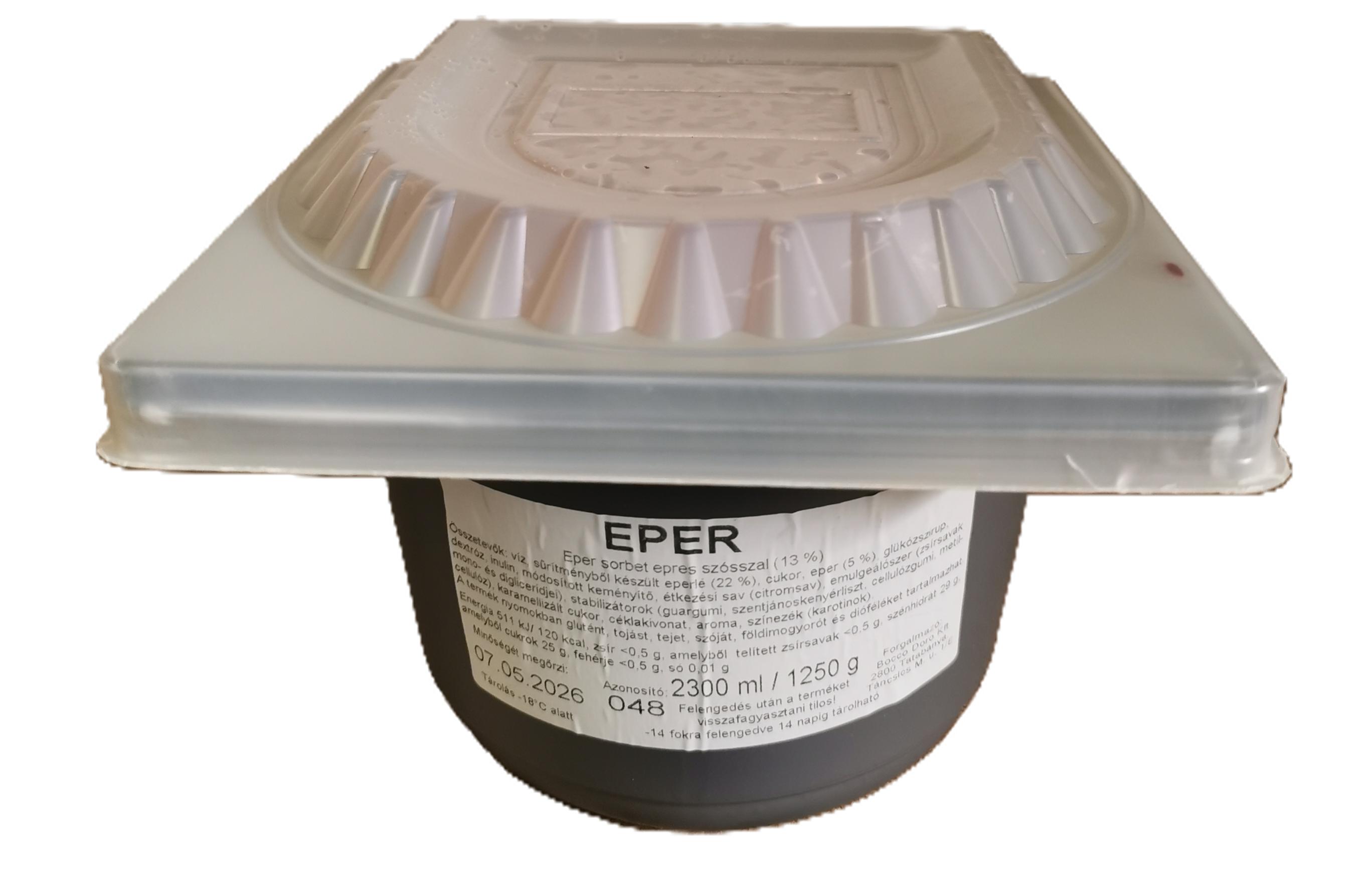 Jégkrém eper 2,3 l mirelit