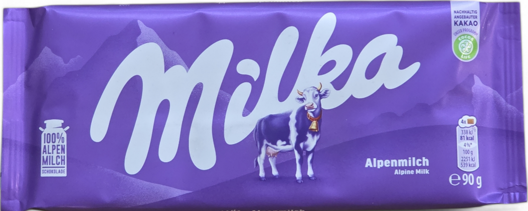 Milka csokoládés tej 90 g