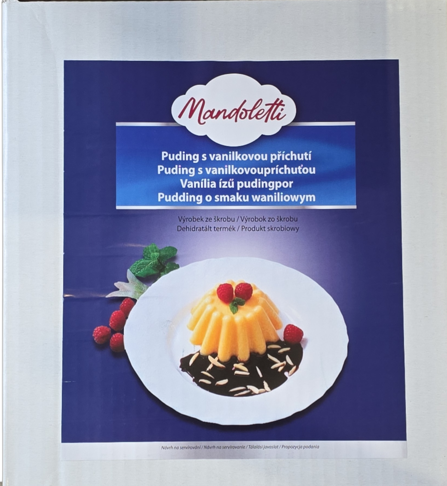 Pudingpor vanília 1 kg MANDOLETTI