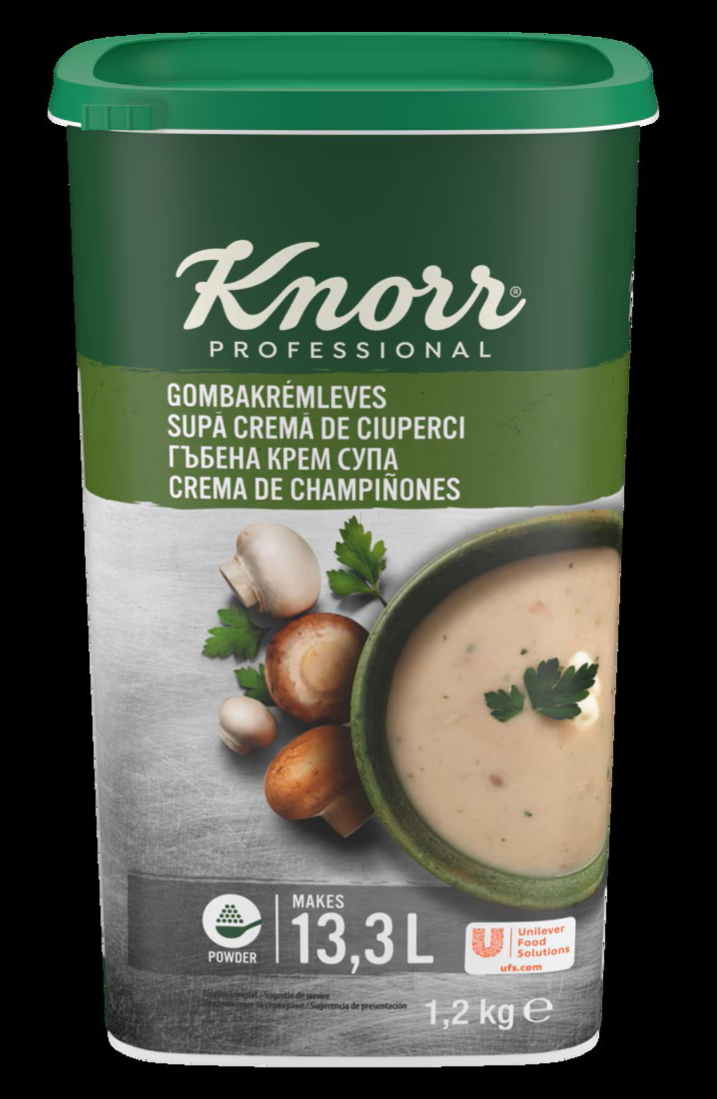 Gombakrémleves 1,2 kg KNORR