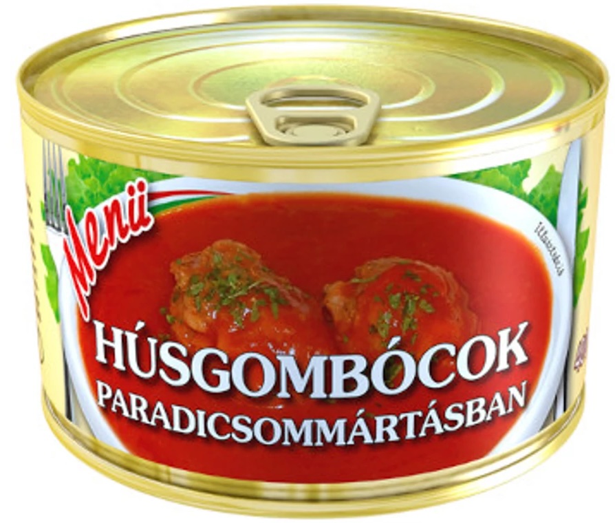 Húsgombóc paradicsom mártásban 400 g MENÜ