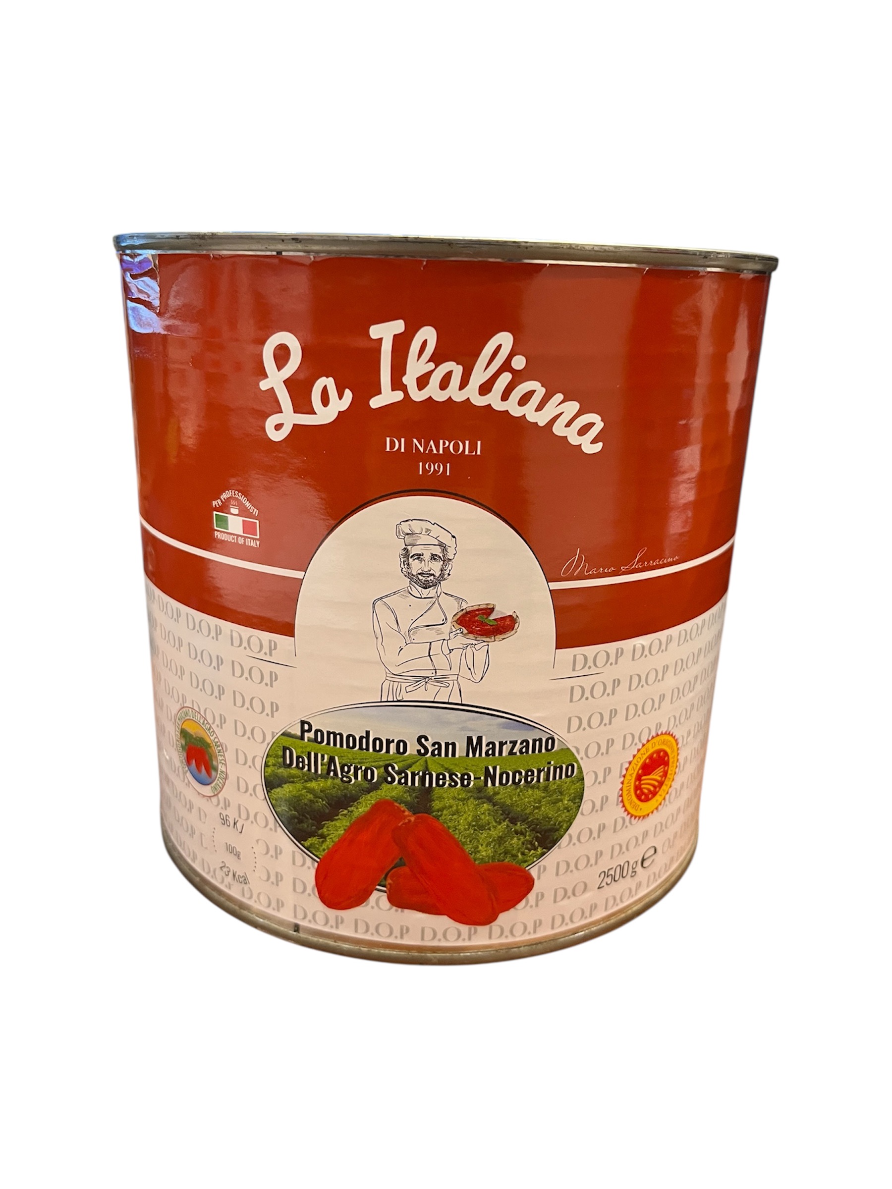 San Marzano Hámozott egész paradicsom 2.500 g