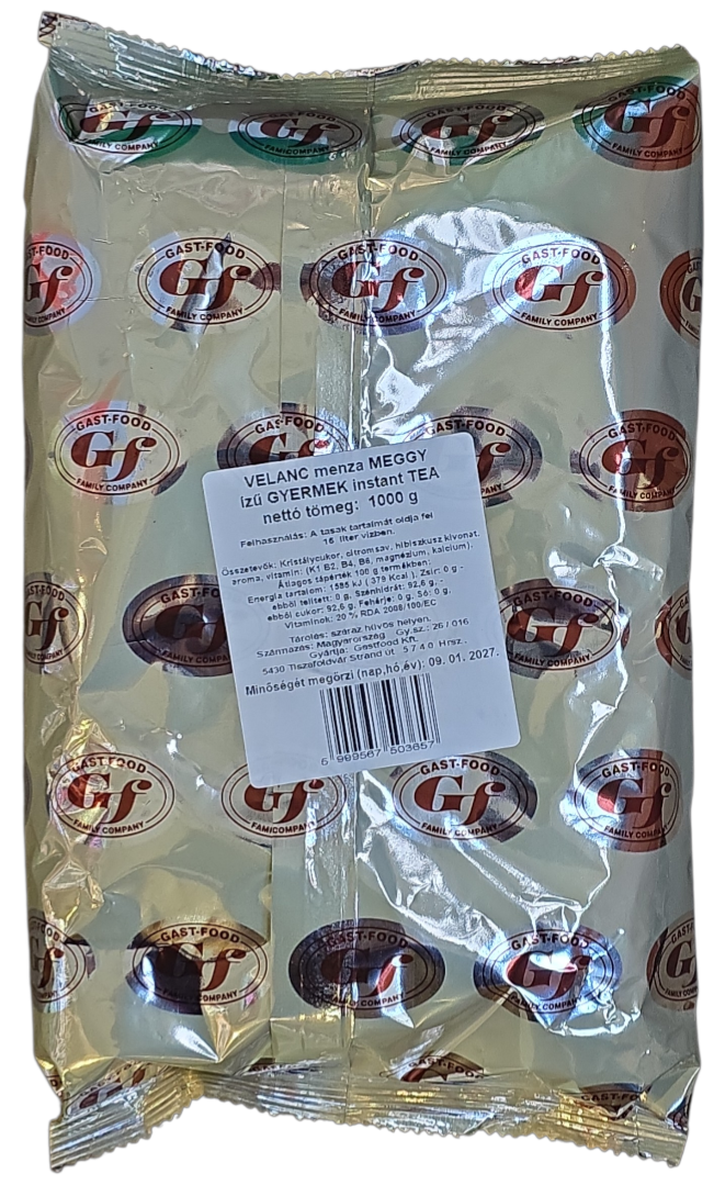 Gast-Food instant tea meggy ízű gyerek 1.000 g