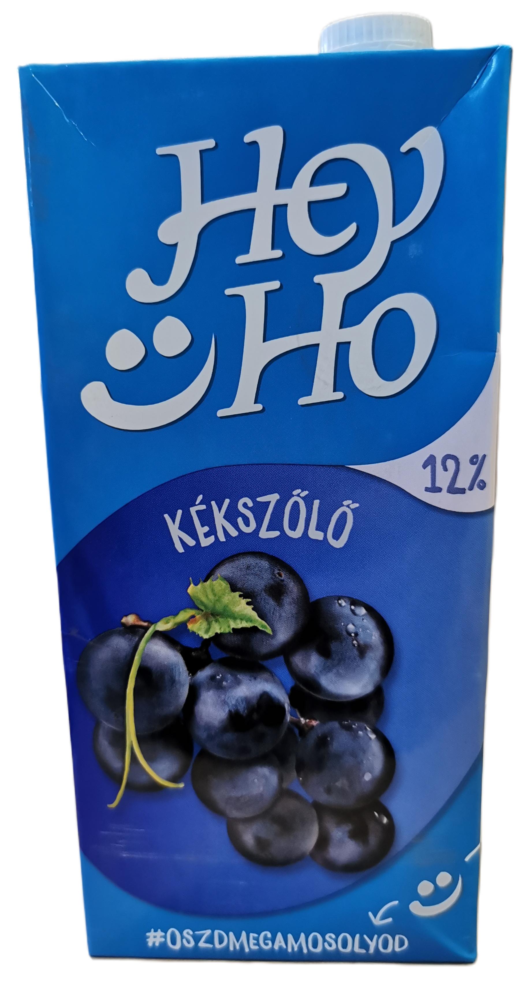 Kékszőlőlé 12% 1 l HEY-HO