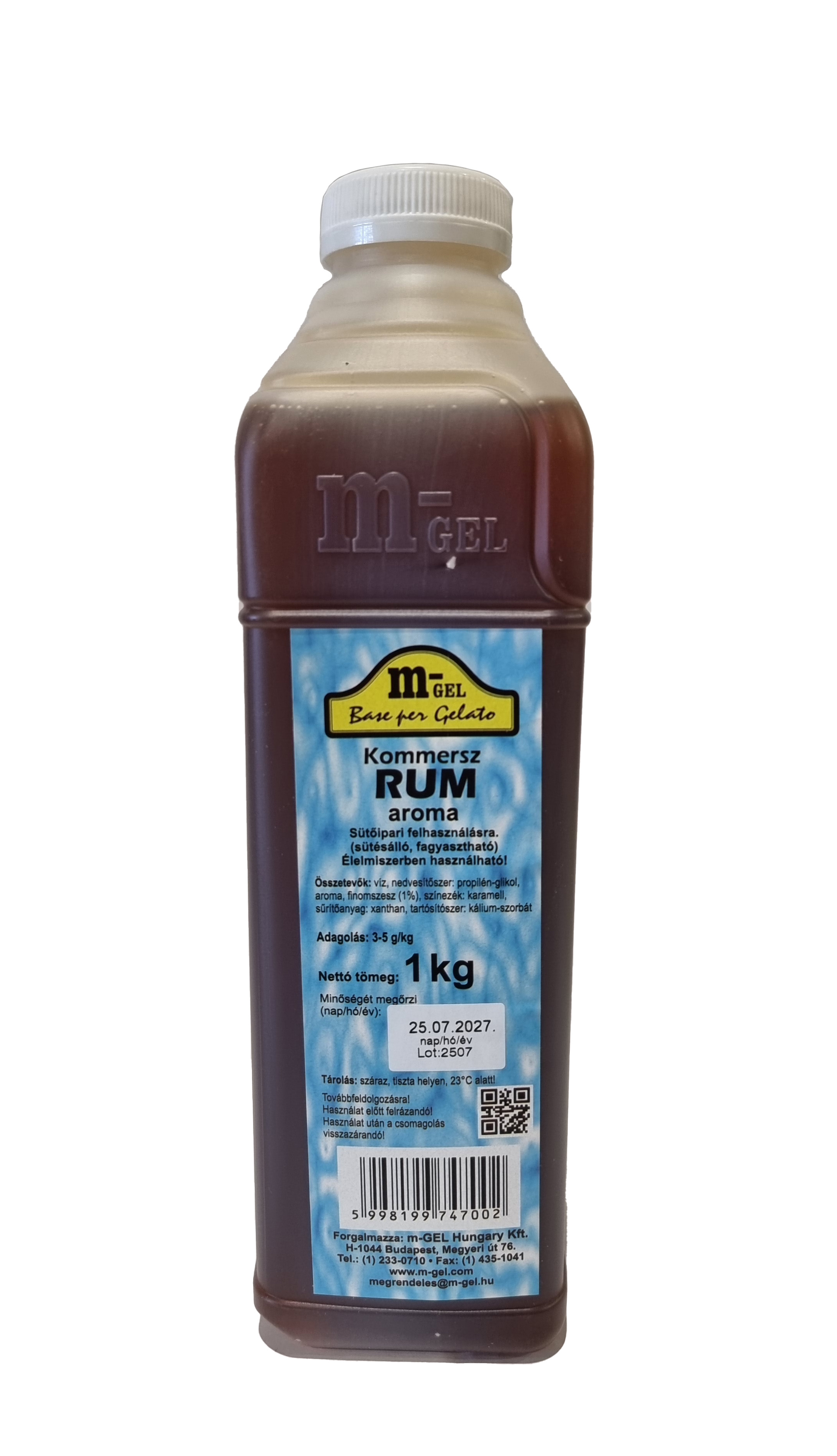 Rum aroma sütőipari 1 l M-GEL