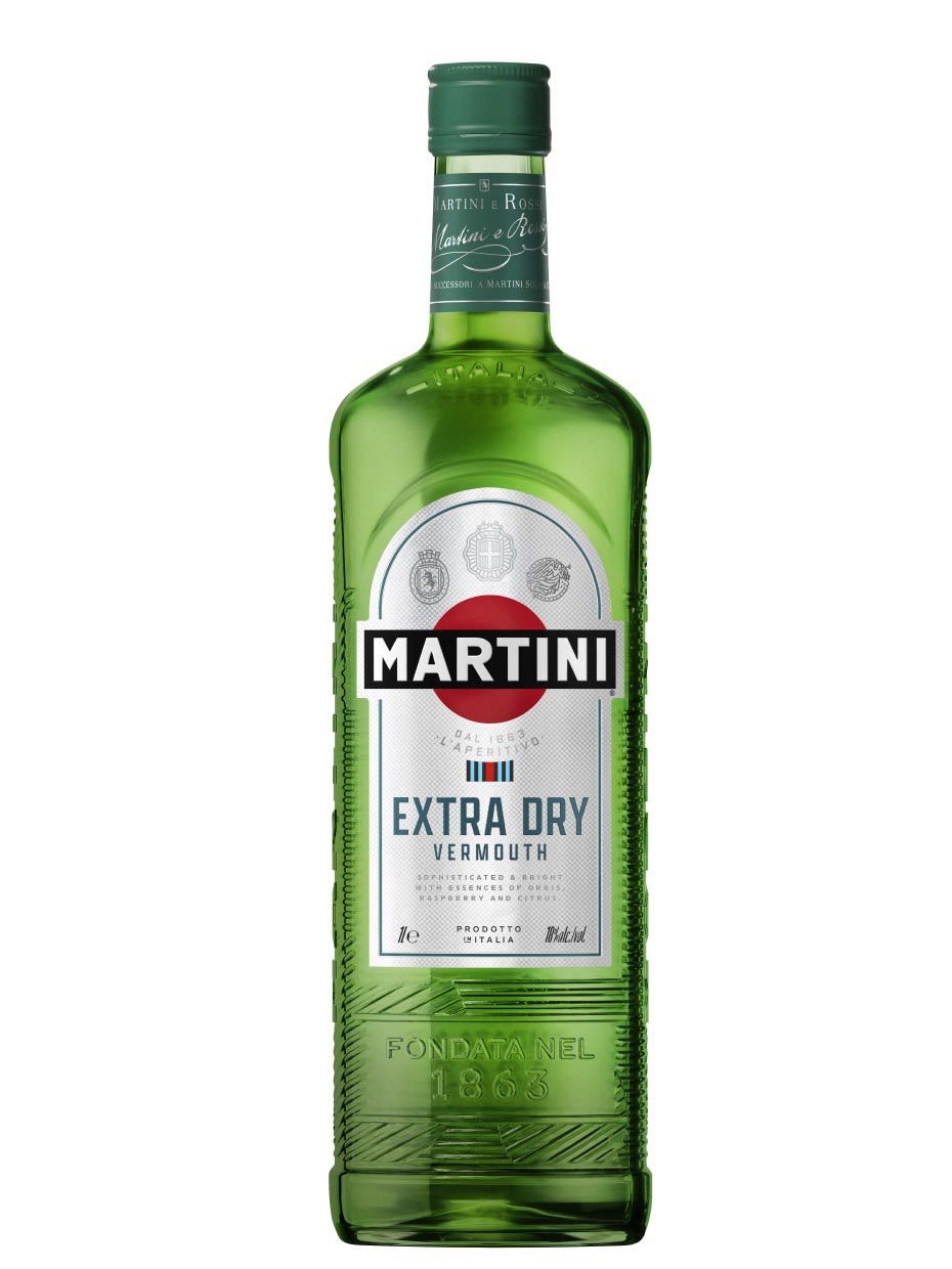 VT Martini Dry Vermouth 18% 1 l DRS