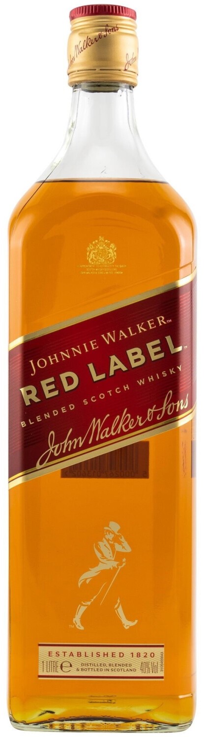 W Johnnie Walker Red Label 40% 1 l DRS