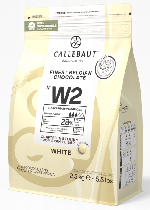Fehérbevonó 28% 2,5 kg CALLEBAUT (W2NV)