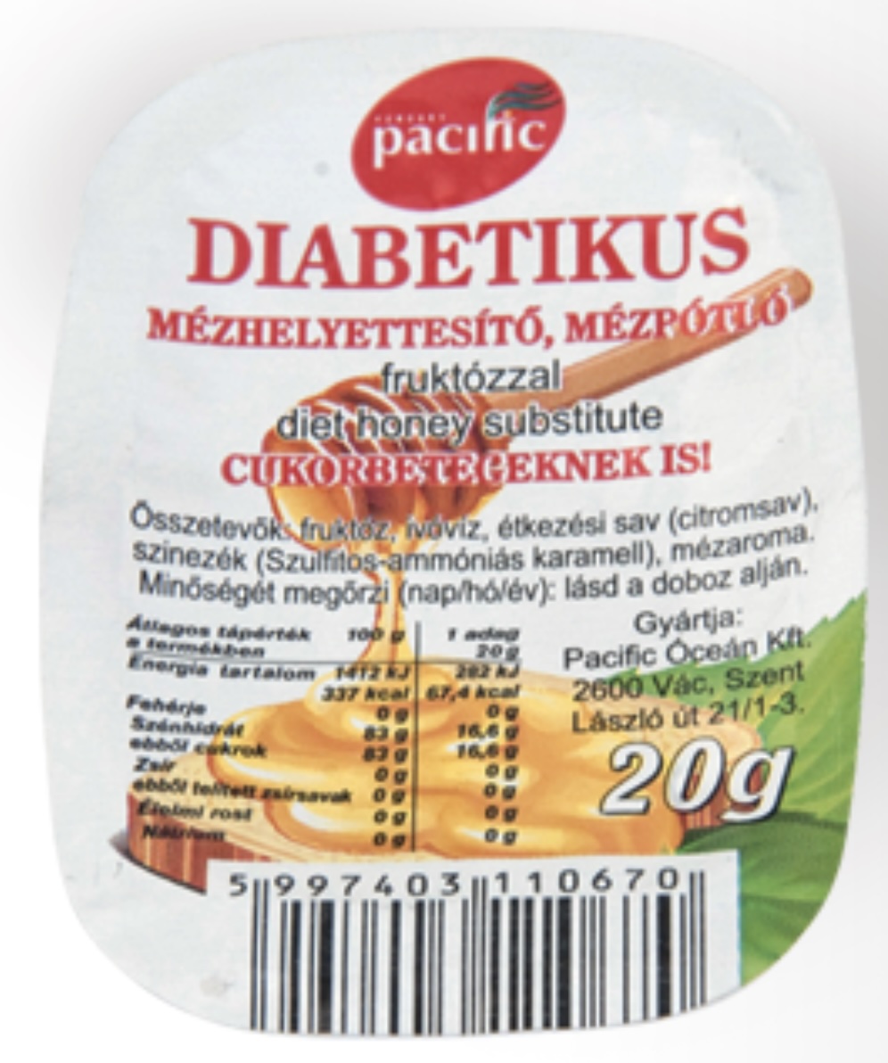 Mézpótló diabetikus 20 g /25 g (100 db/#)