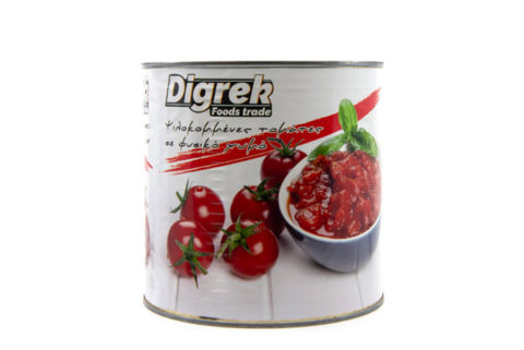 Hámozott darabolt paradicsom 2.500 g DIGREK
