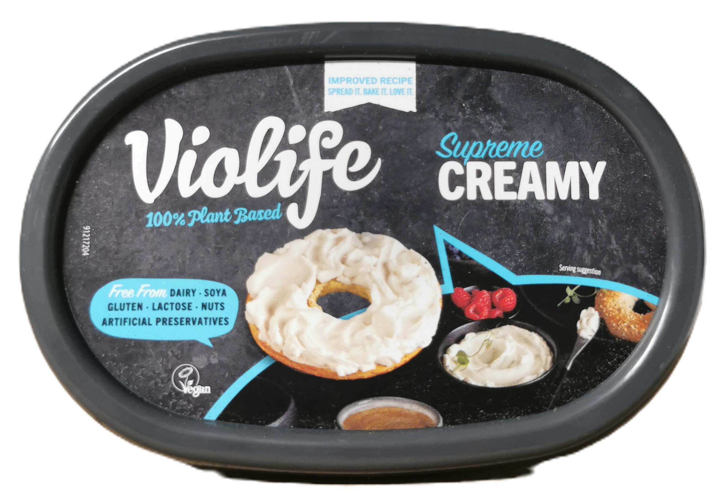 Sajt növényi natúr creamy 150 g VIOLIFE