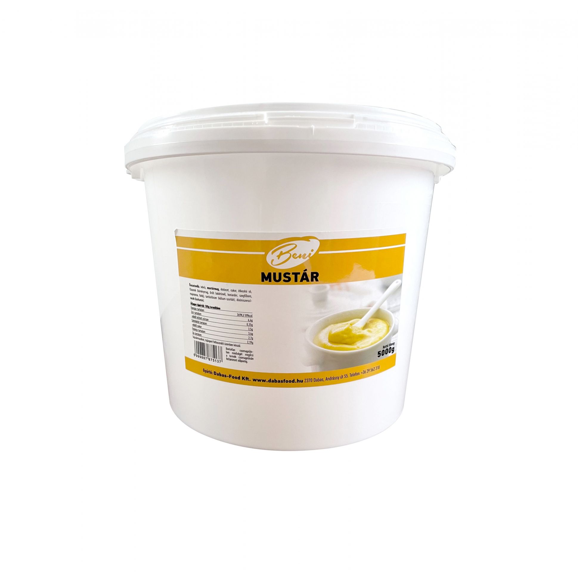 Mustár vödrös 5 kg BENI