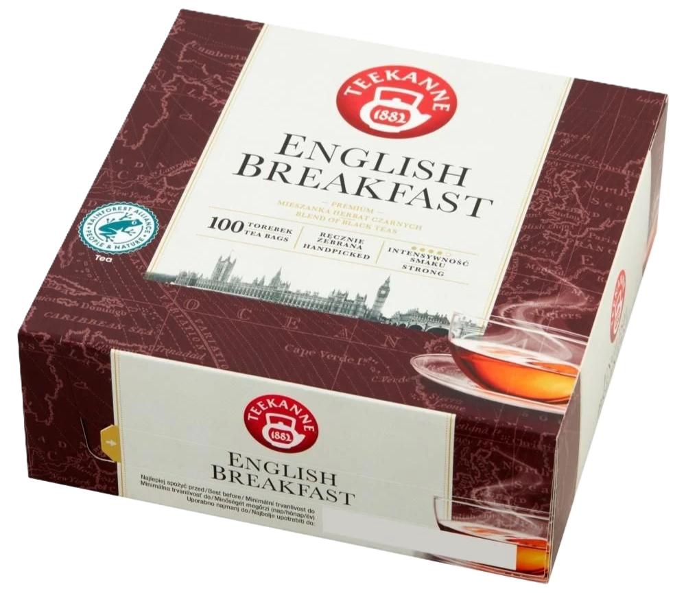 Filteres tea fekete English Breakfast 1,75 g TEEKANNE (12db/#)