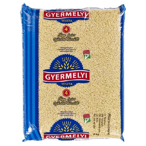 Rizsszem tészta 4 tojásos 6 kg GYERMELYI