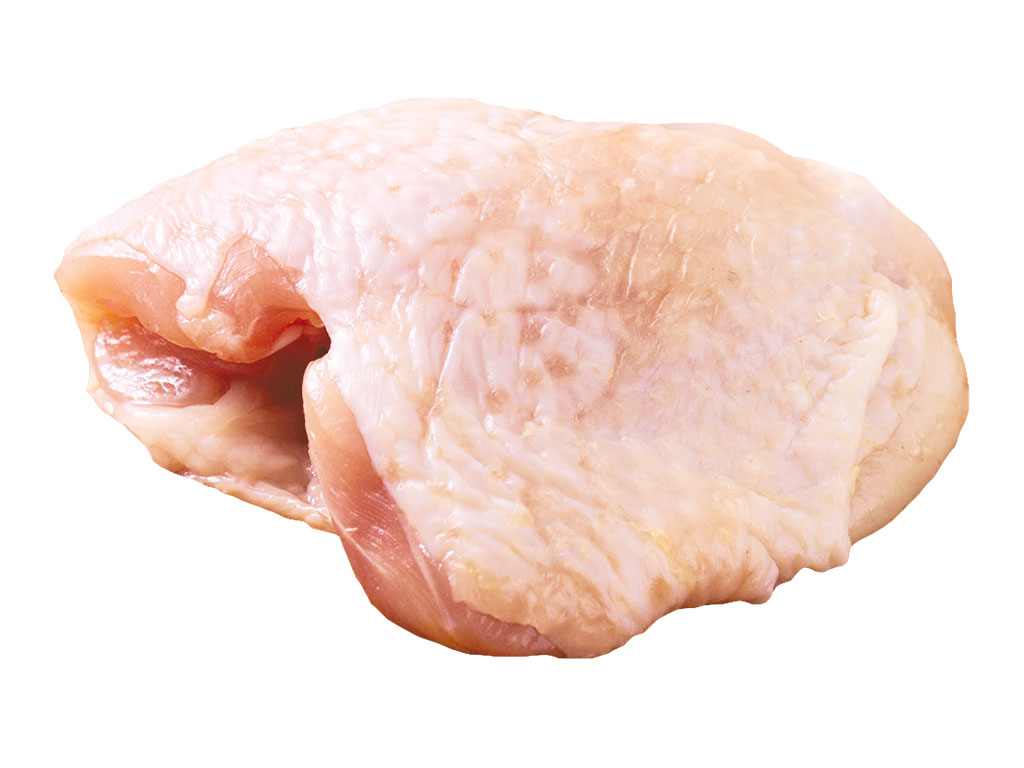 Csirke combfilé bőrös