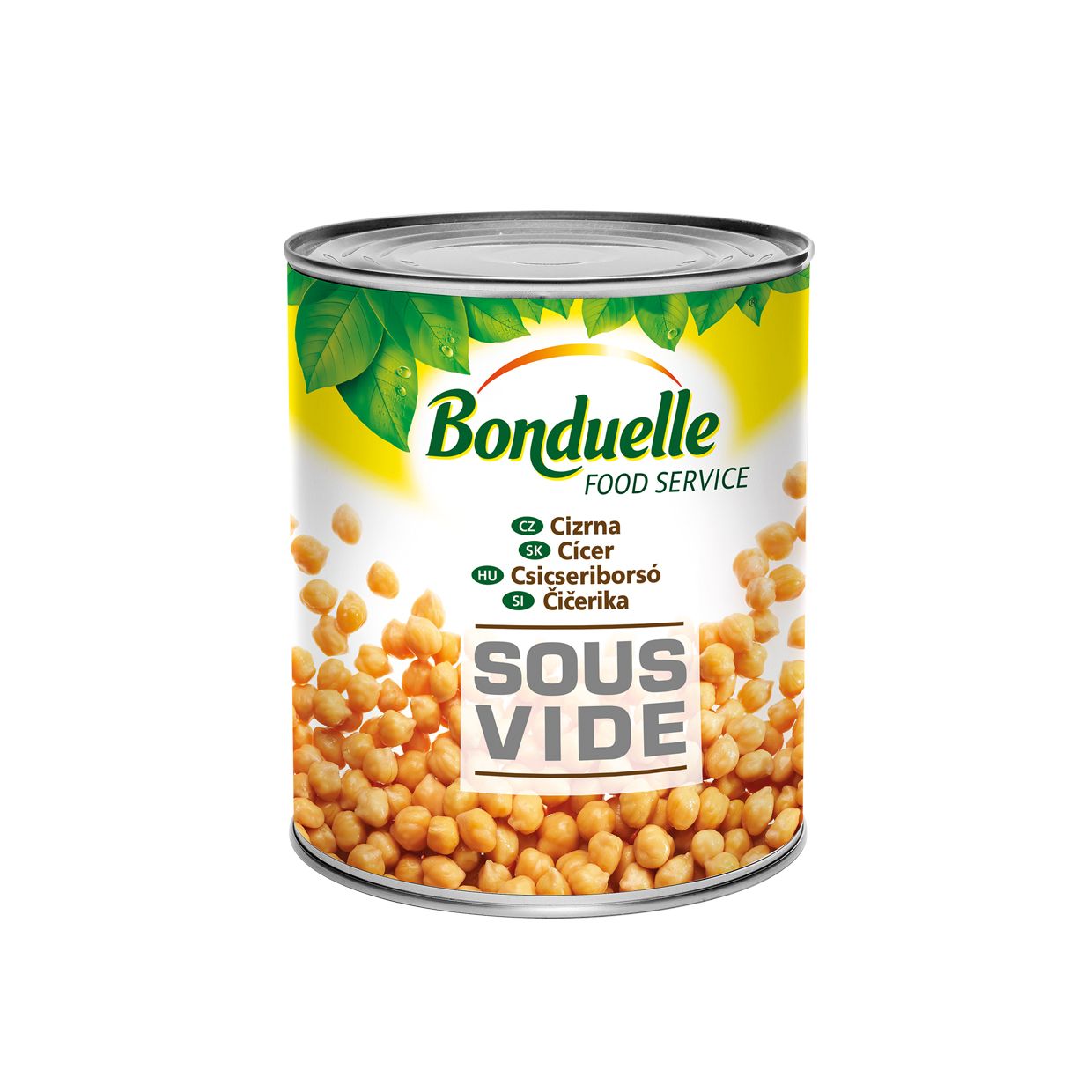 Csicseriborsó sós lében konzerv 2.550/2.100 g BONDUELLE