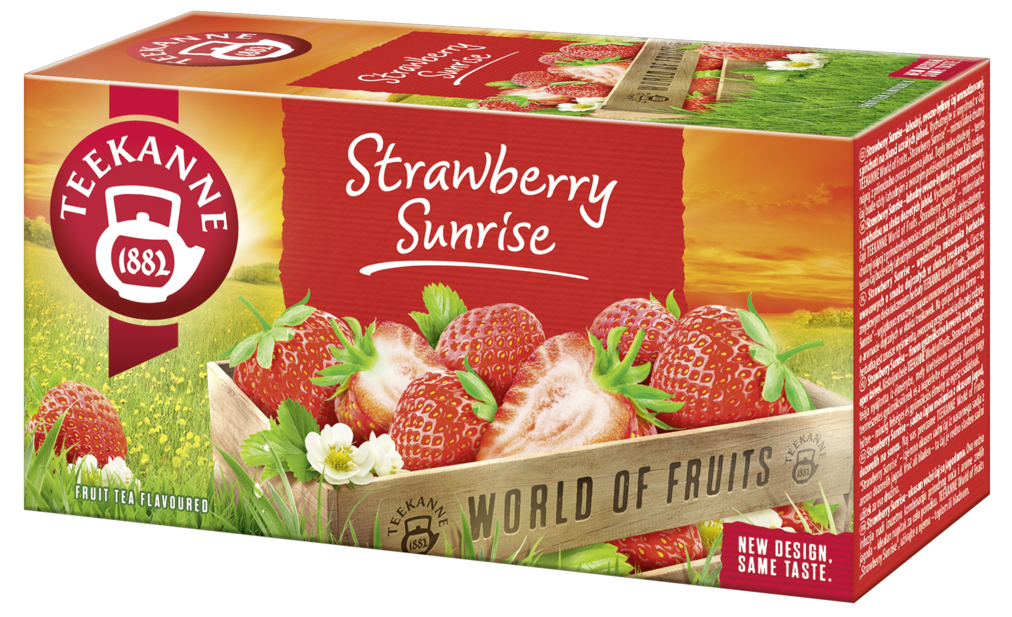 Filteres tea eper gyümölcsös strawberry sunrise 50 g TEEKANNE