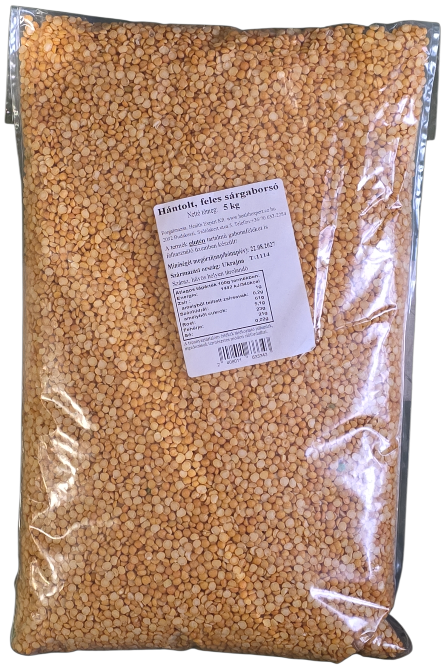 Sárgaborsó 5 kg HEALTH EXPERT