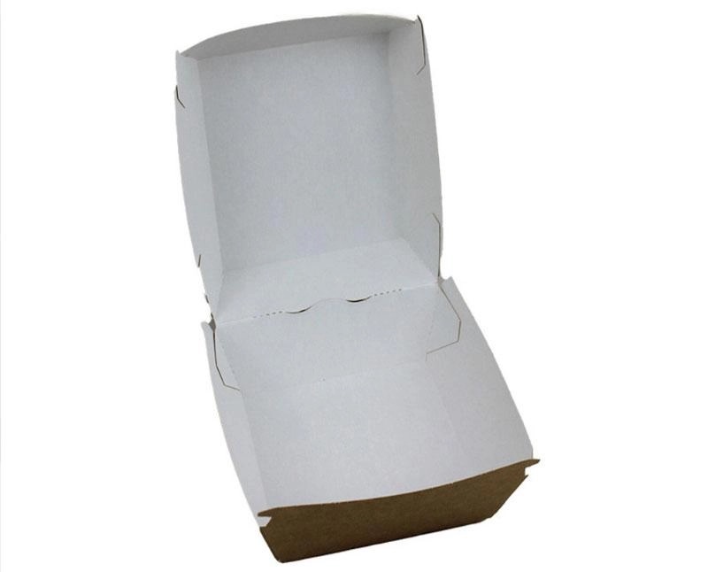 Papírdoboz hamburgeres 140 X 140 X 110 mm