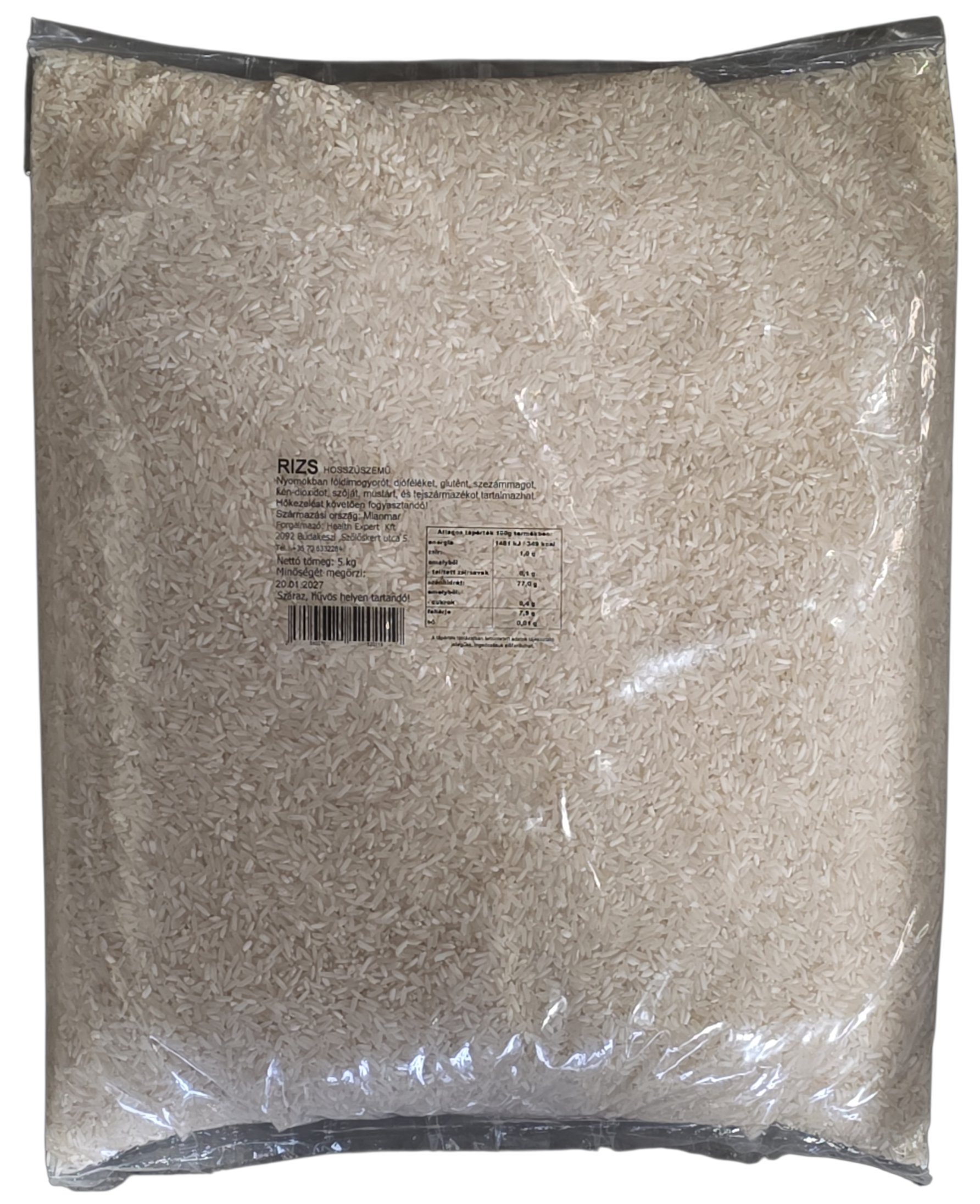 A rizs 5 kg hosszúszemű HEALTH EXPERT / KREL