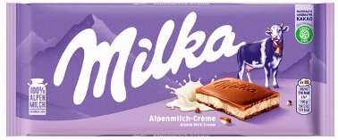 Milka csokoládé tejkrémes 100 g