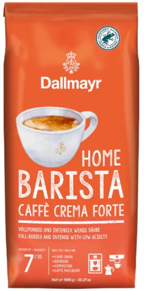 Kávé Dallmayr Home Barista Crema Forte szemes 1 kg