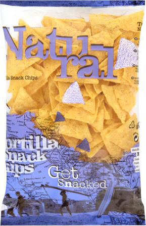 Tortilla Chips natúr/sós 800 g