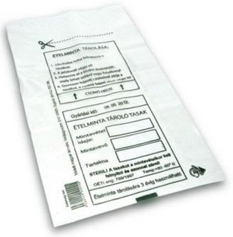 Ételmintás tasak (100 db/#)