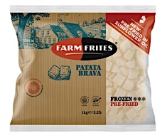 Burgonya kocka 20 mm X 20 mm (12 db/#) 1 kg FARM mirelit