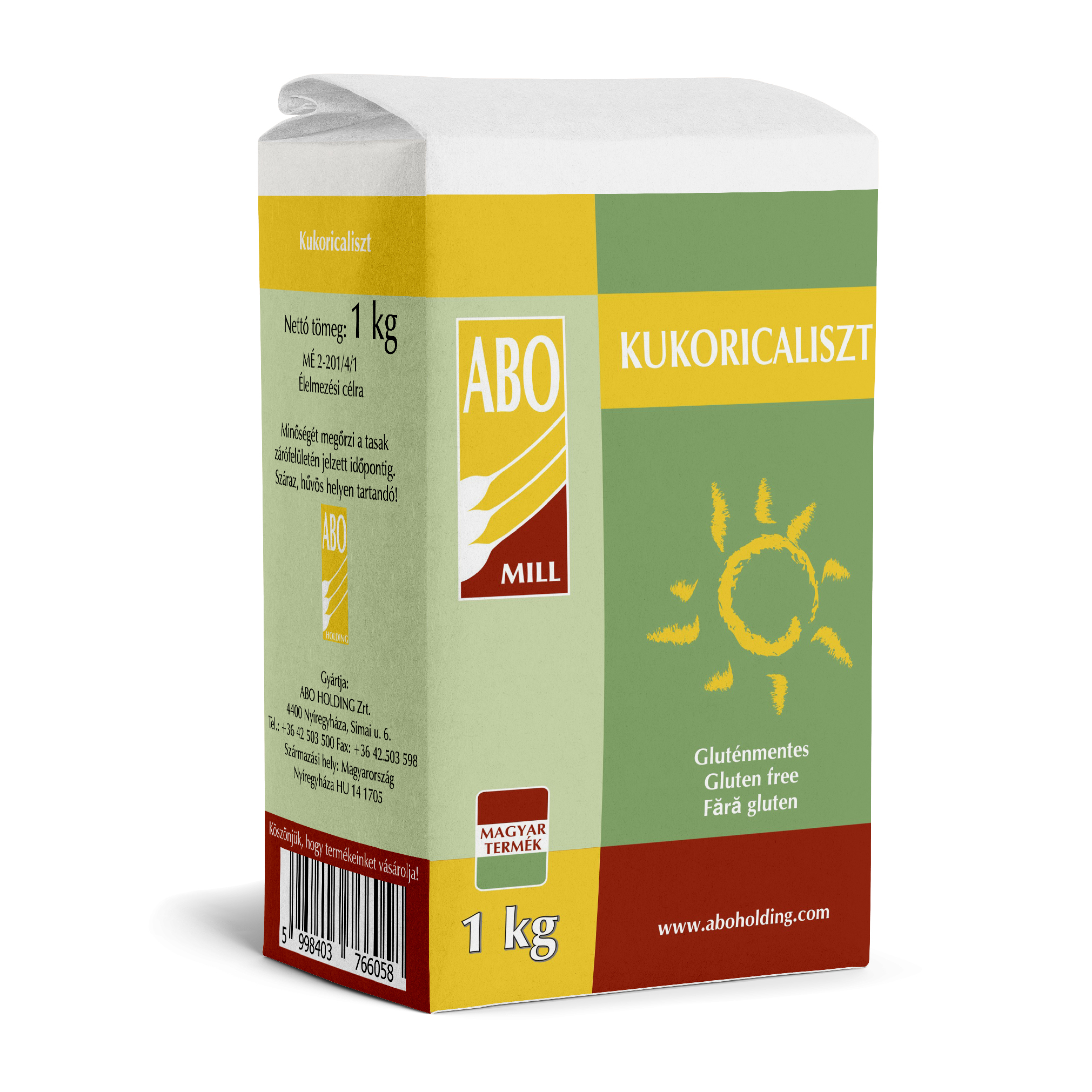 Kukoricaliszt 1 kg ELSŐ PESTI/ABO