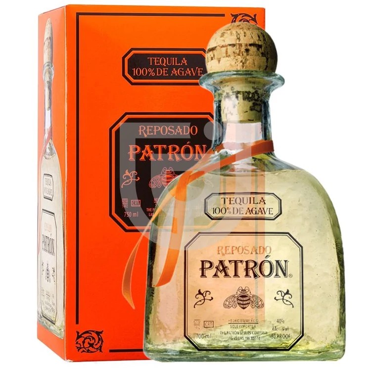 T Patron Reposado Tequila 40% 0.7L