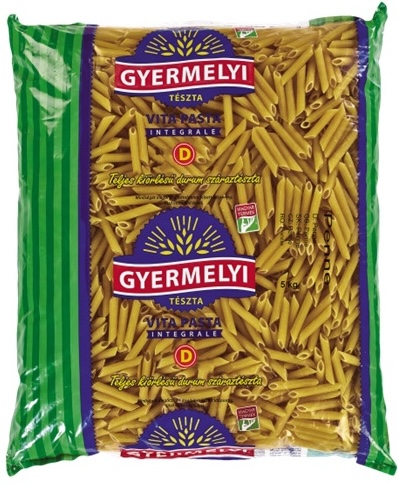 Penne teljes kiörlésű 5 kg VITA PASTA
