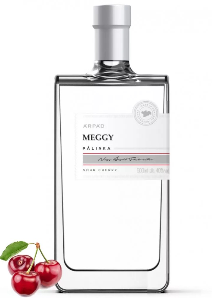 P Árpád Silver Meggy Pálinka 40%