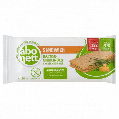 Abonett szendvics gluténmentes snidlinges 26 g